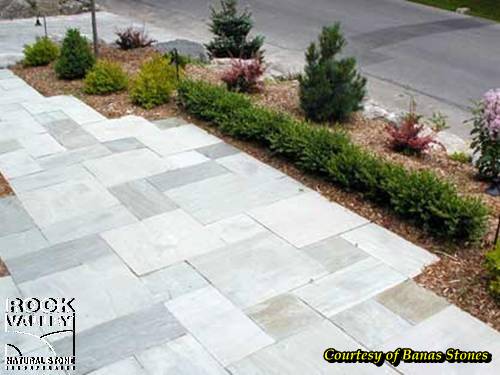 Indus Valley Dove Grey Square Cut Flagstone
