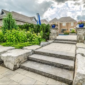 Antique Black Steps